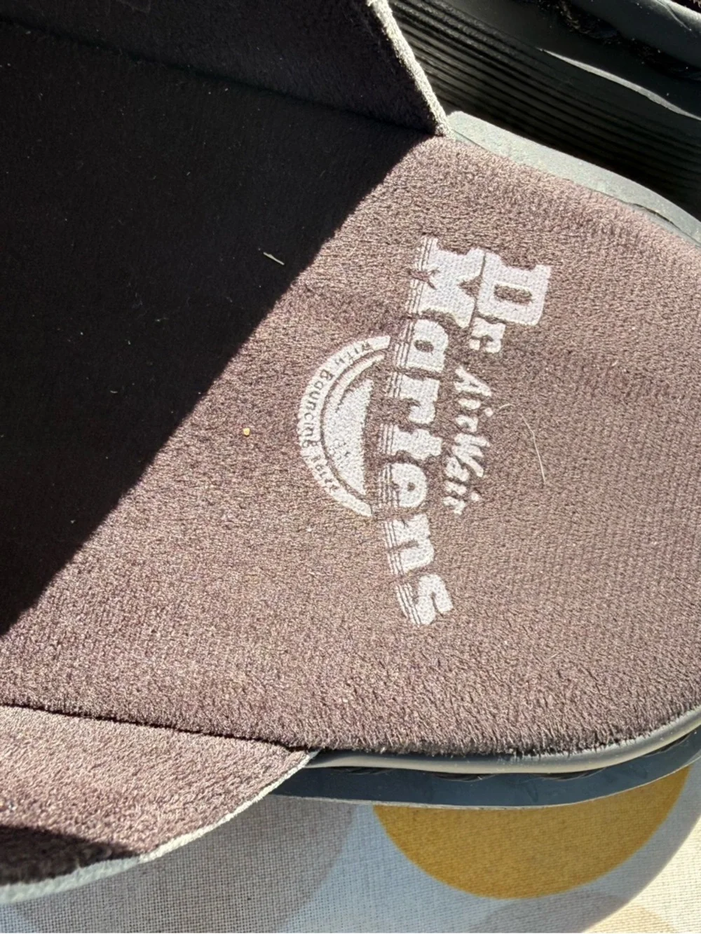 Dr. Martens Metallic Silver Buckle Double Strap Slide Sandals - Picture 3 of 6